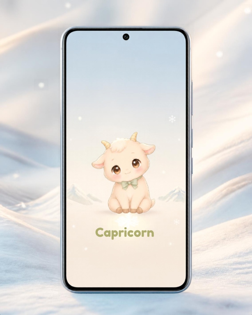 山羊座スマホ壁紙3種セット|Capricorn Fantasy Wallpap