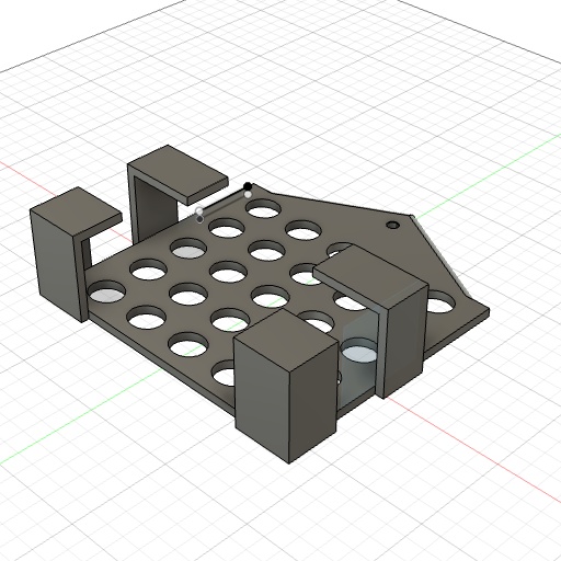 3Dプリンタデータ【STL】　メガドライブミニ　壁掛けホルダー