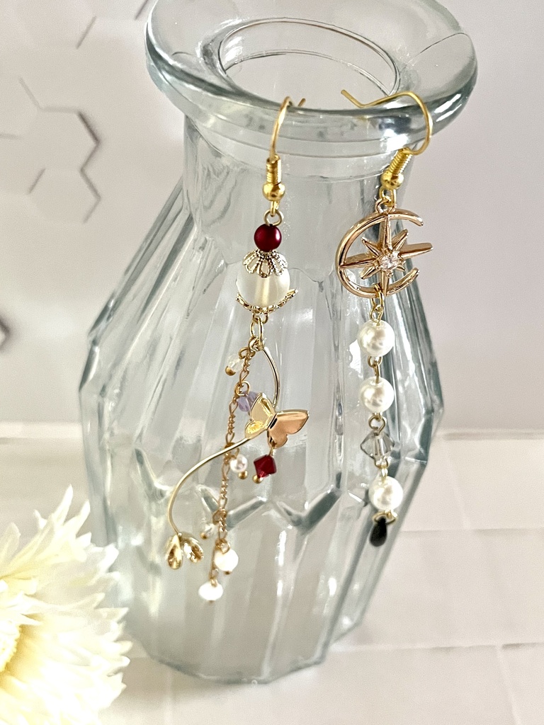 【非公式】新弦月衣装モチーフピアス