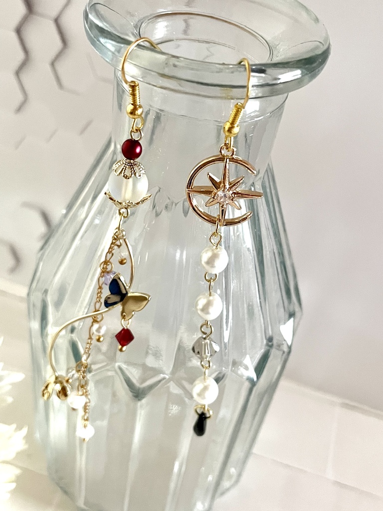 【非公式】新弦月衣装モチーフピアス