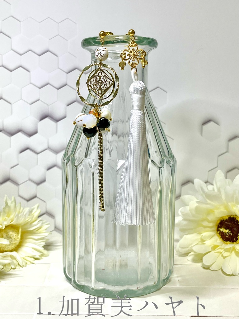 【非公式】ろふまお四神モチーフピアス