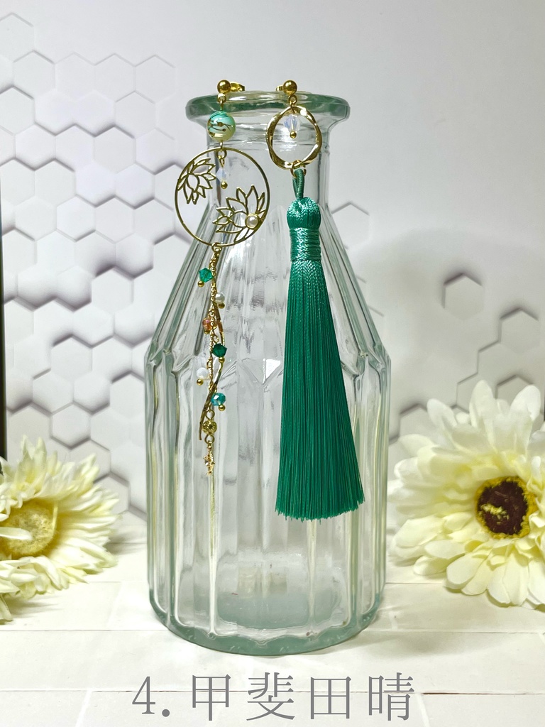 【非公式】ろふまお四神モチーフピアス