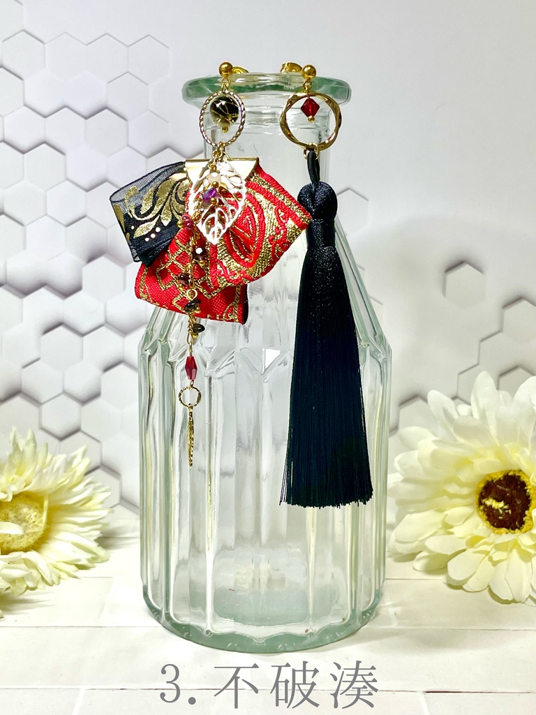 【非公式】ろふまお四神モチーフピアス