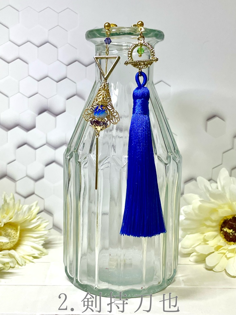 【非公式】ろふまお四神モチーフピアス