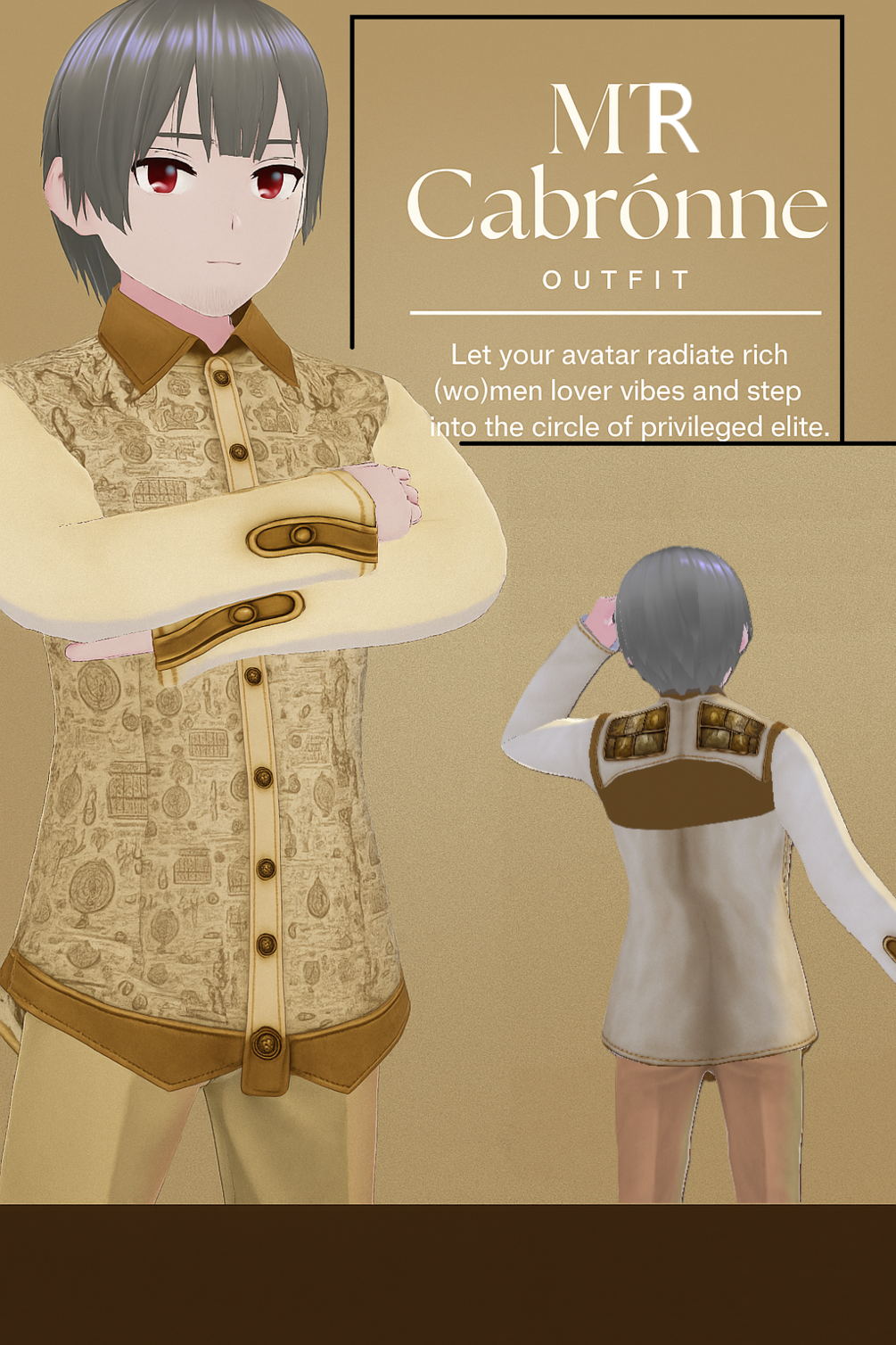 💎MR CABRONNE OUTFIT – Am Your Man プレミアムアバターデザイン