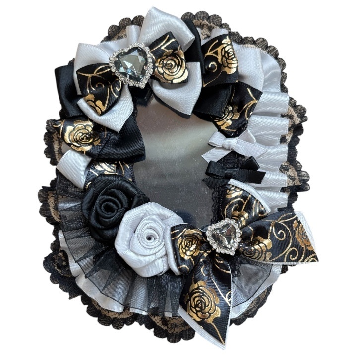 硬質デコカードケース フリルデコ トレカ 推し活 シェルグレー