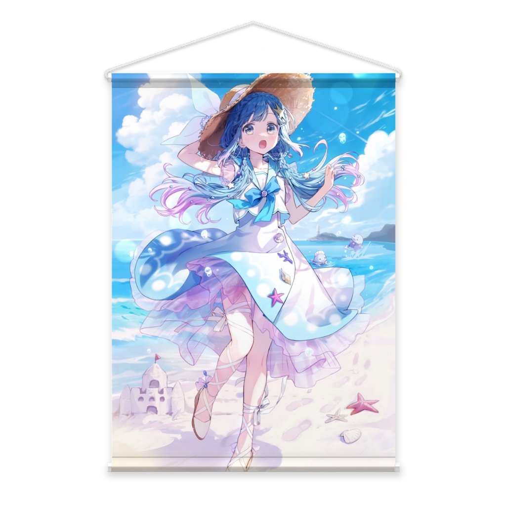 【恒常グッズ】1周年記念B2タペストリー【実栞るか】