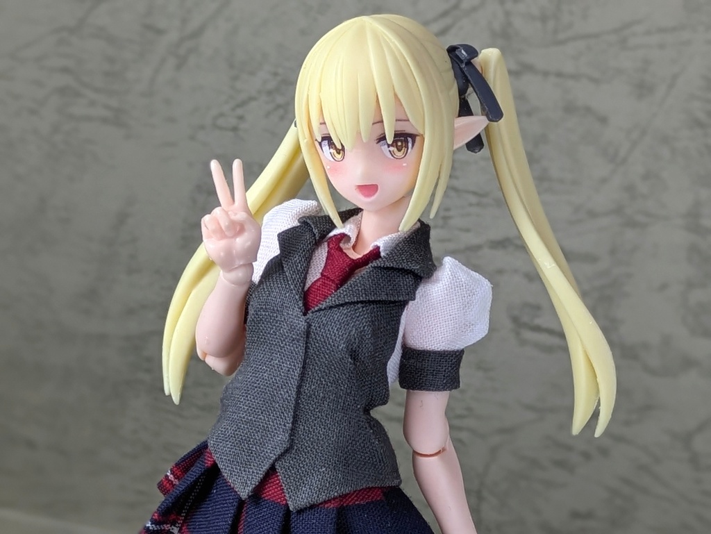 スクールガール(襟付きベストVer.)紺