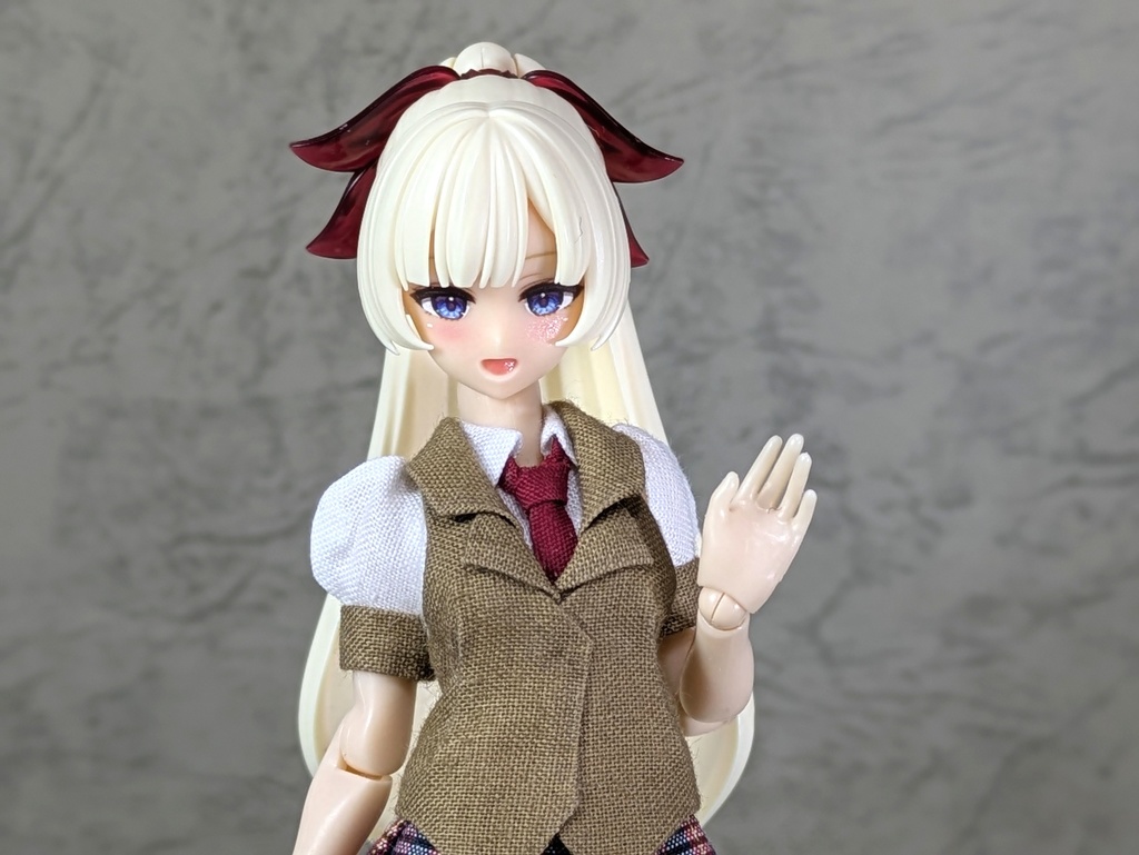 スクールガール(襟付きベストVer.)赤