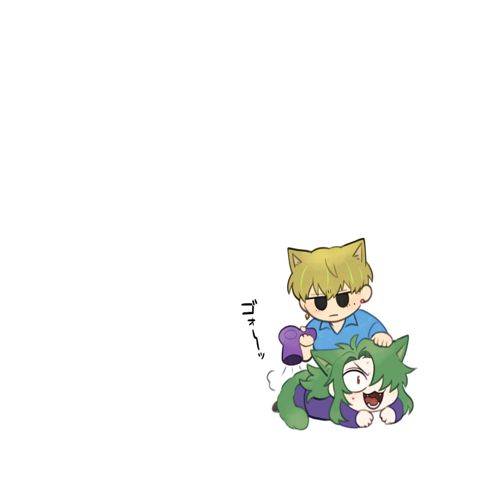 ケモ耳いちすなハンカチ