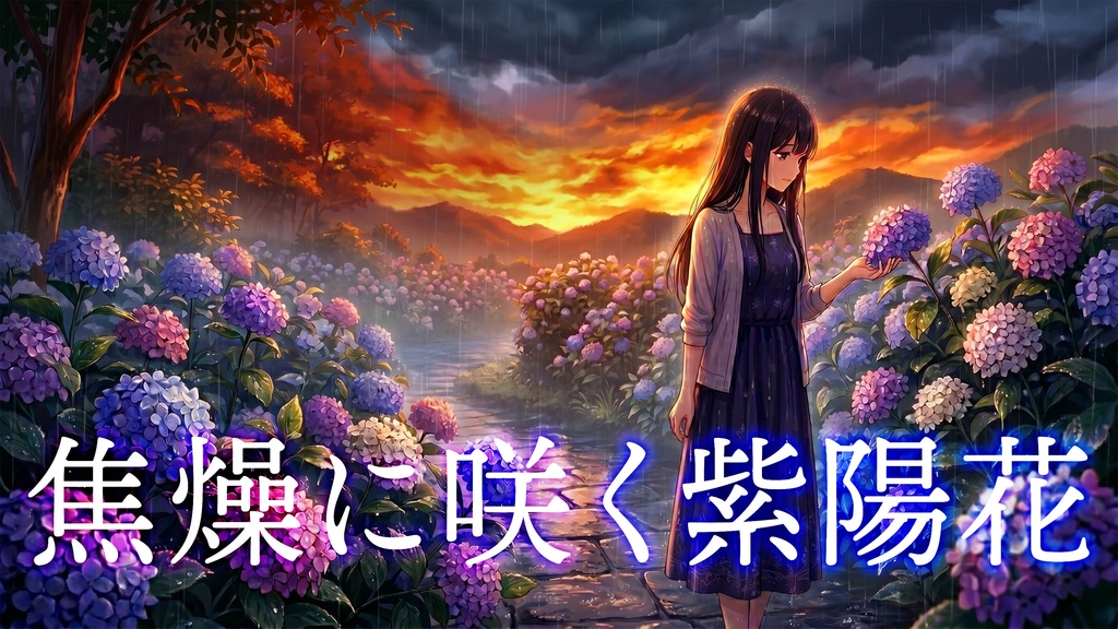 焦燥に咲く紫陽花|雨夜の和風幻想・オリエンタルBGM素材