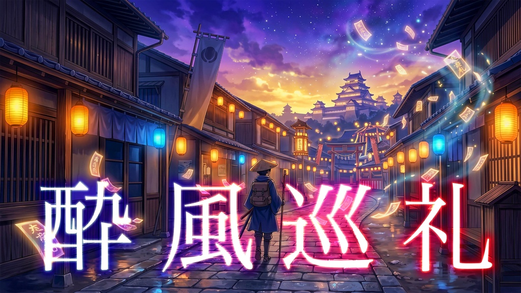 酔風巡礼｜和風ファンタジーBGM｜レトロRPG・動画制作・TRPG向け