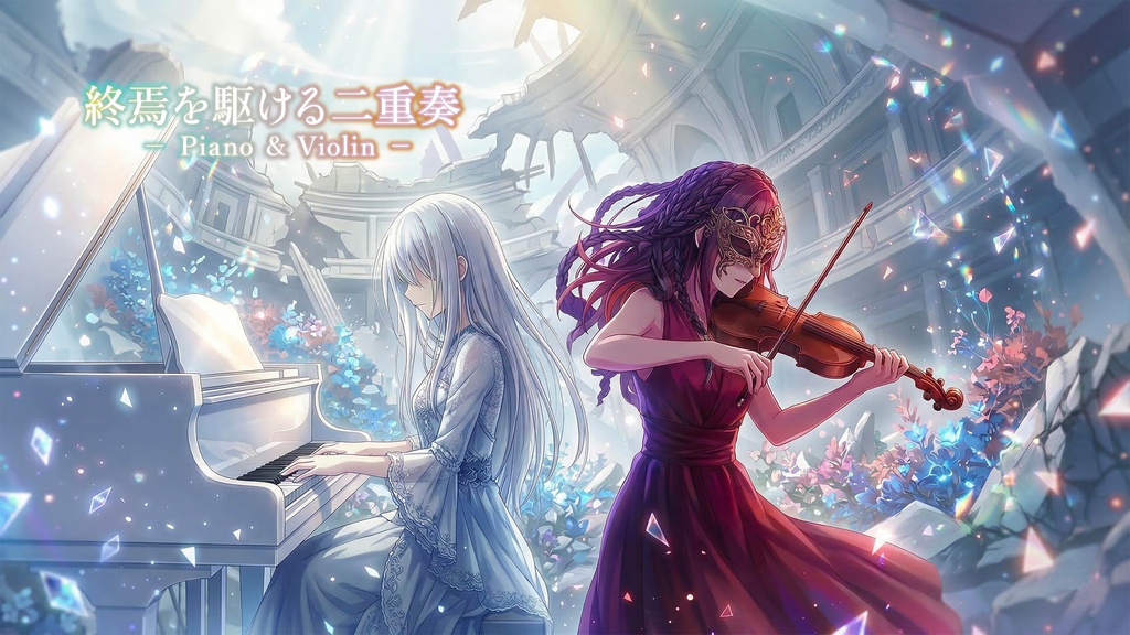 終焉を駆ける二重奏 - Piano & Violin -|ラスボス・終末世界・終末世界・物語クライマックス向け【幻想終末BGM】