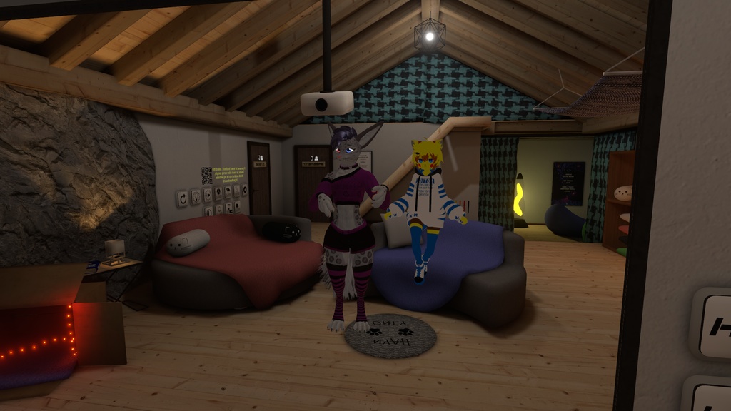 striped rusks face and parker textures