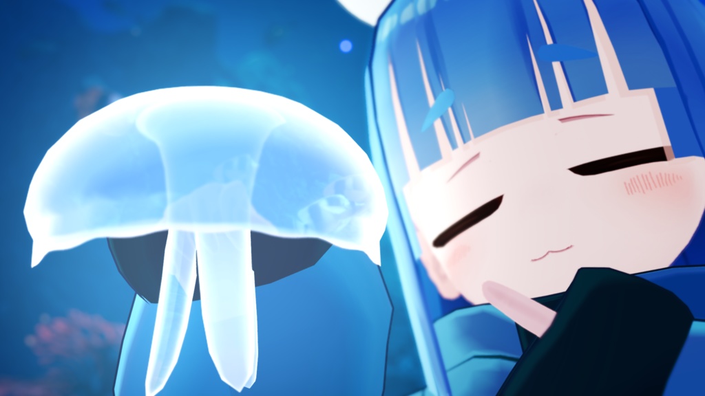 【VRC】みにくらげ(プレイヤー追従)【MA対応】