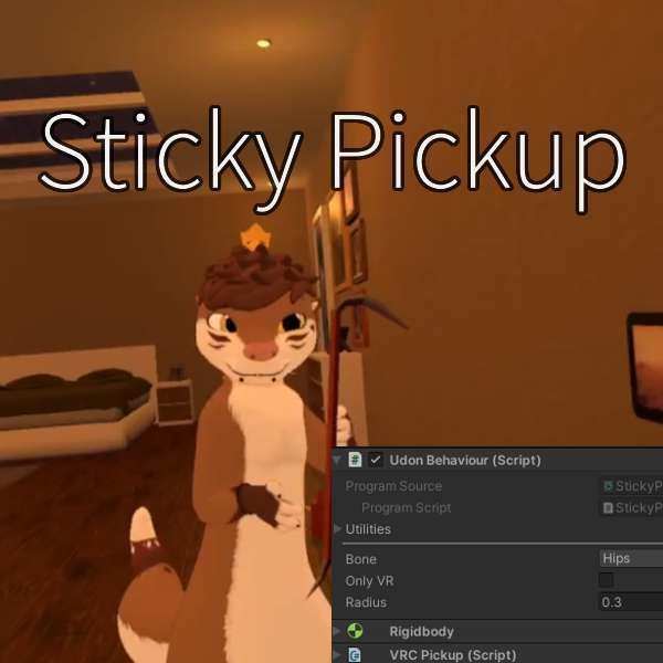 Sticky Pickup [VRChat / Udon]