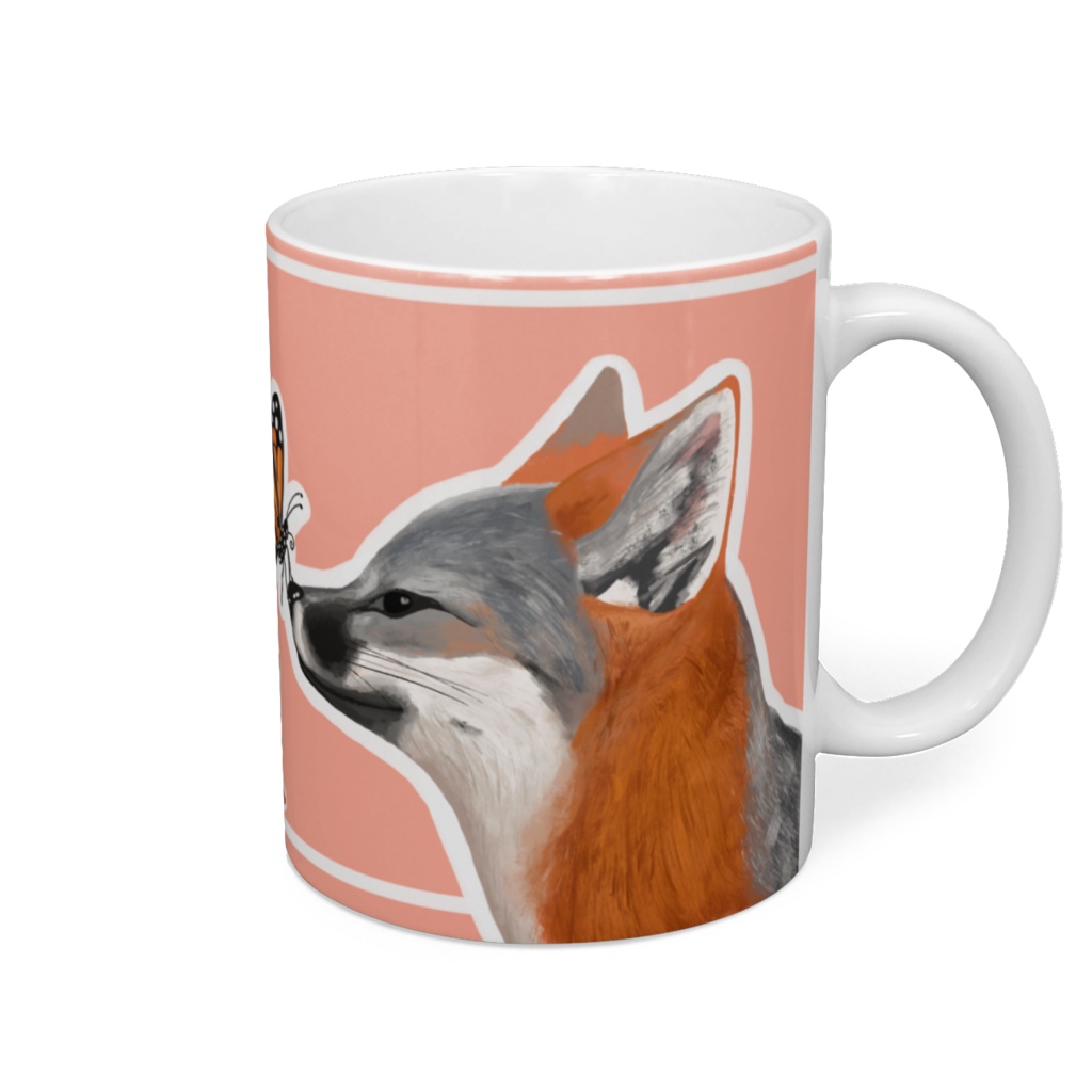 マグカップ(シマハイイロギツネ)