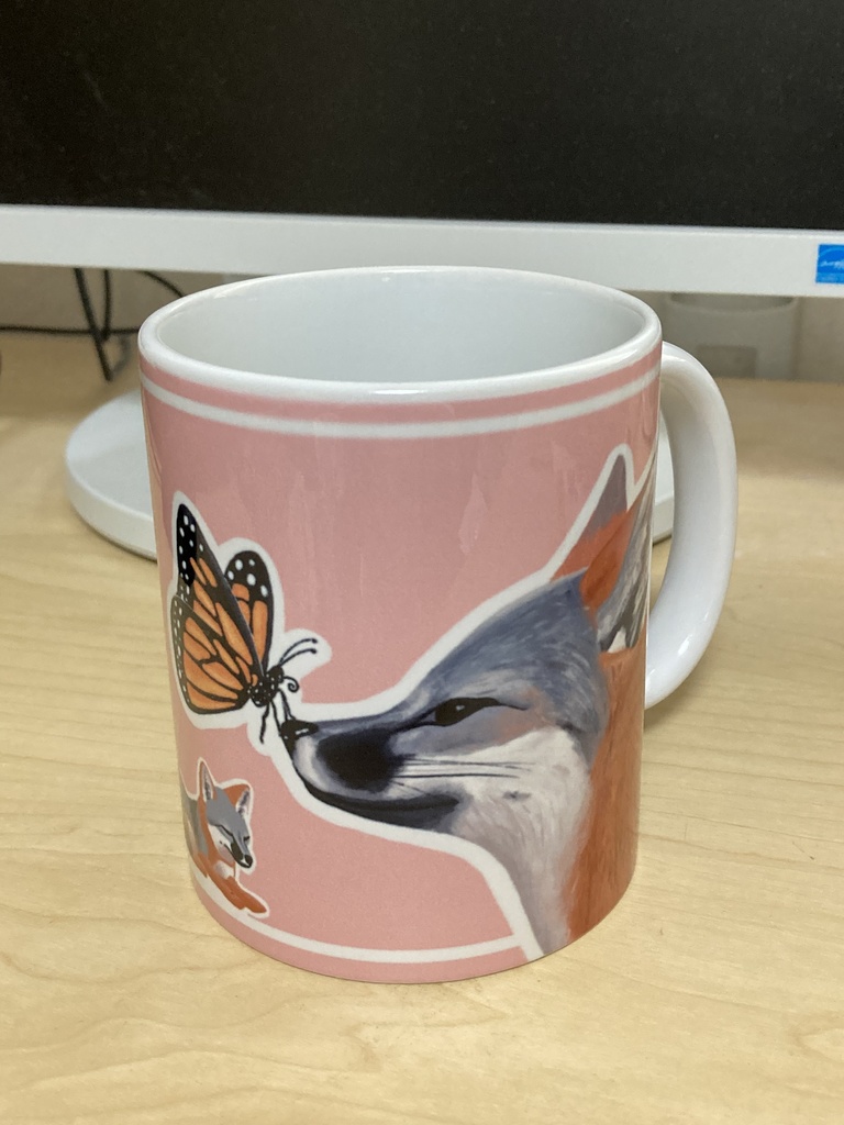 マグカップ(シマハイイロギツネ)