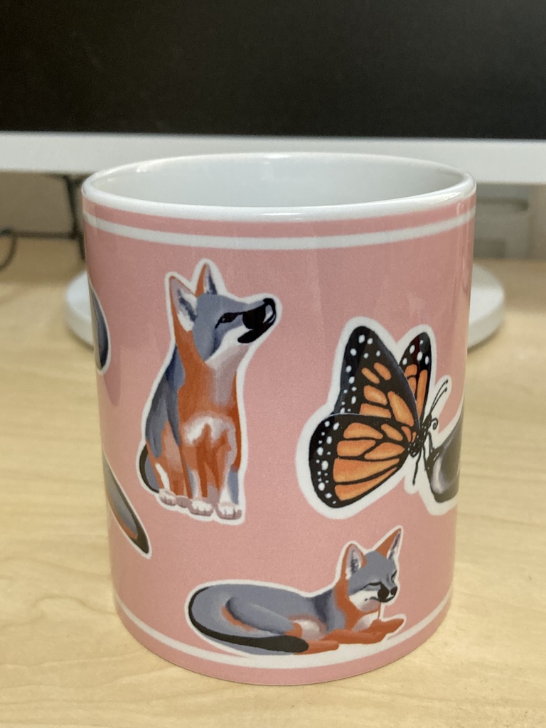マグカップ(シマハイイロギツネ)