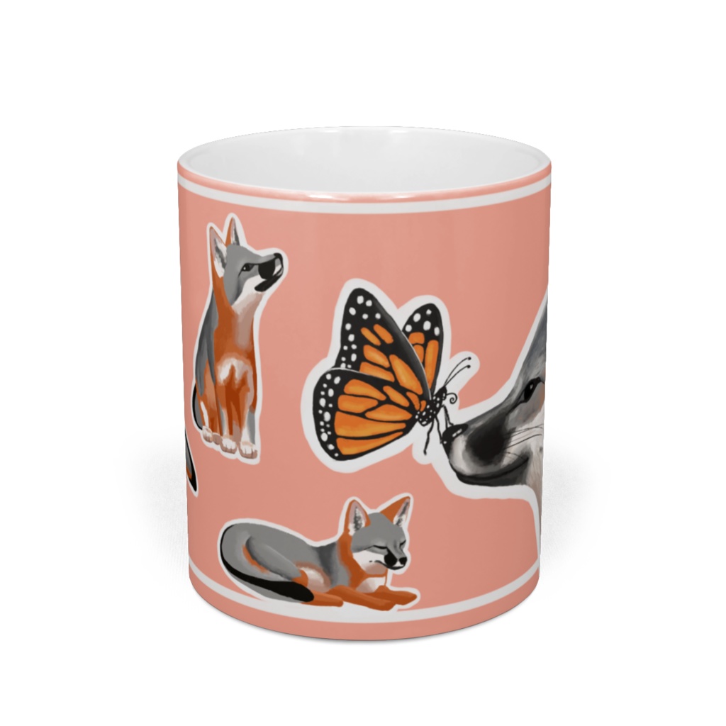 マグカップ(シマハイイロギツネ)