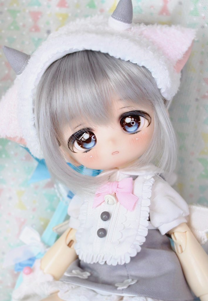 imomodoll LULU カスタムヘッド+アイ1組+おまけアイ