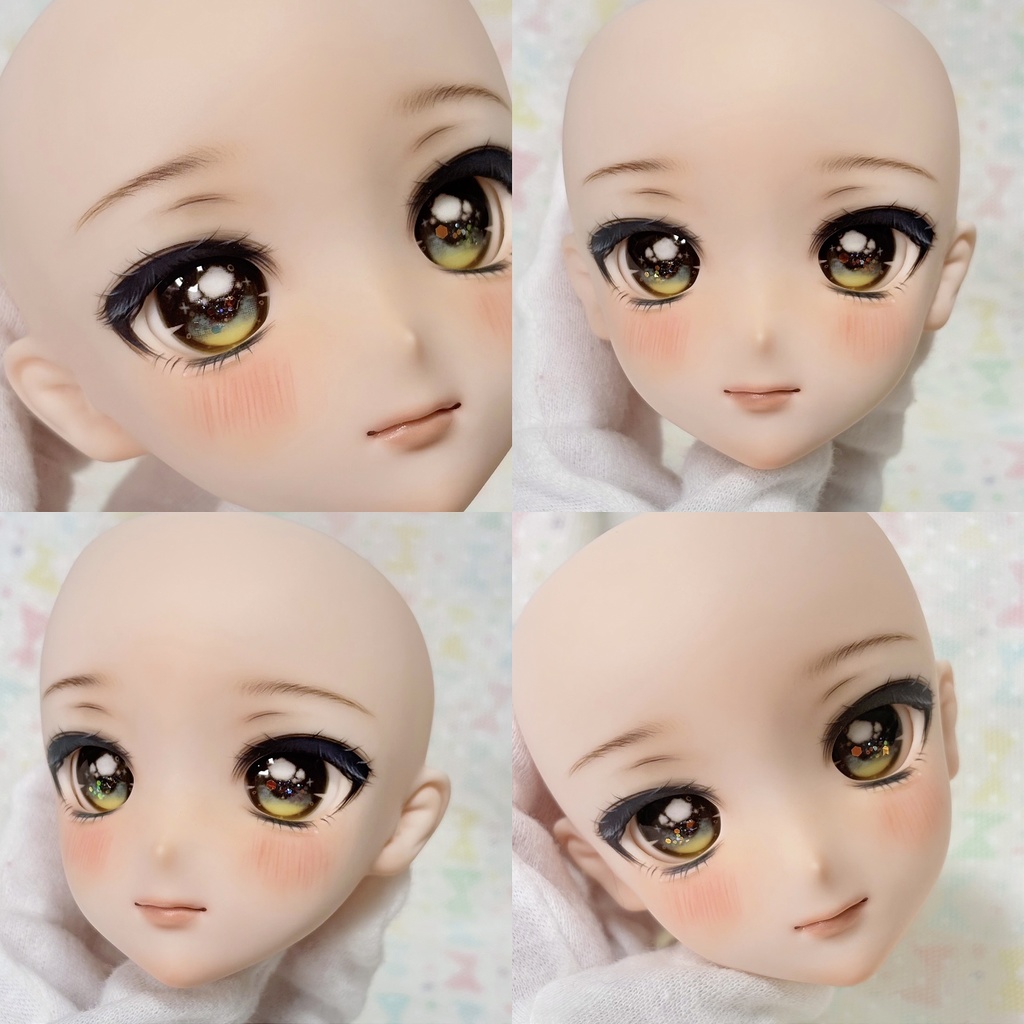 DDH-09 カスタムヘッド+アイ1組+おまけアイ