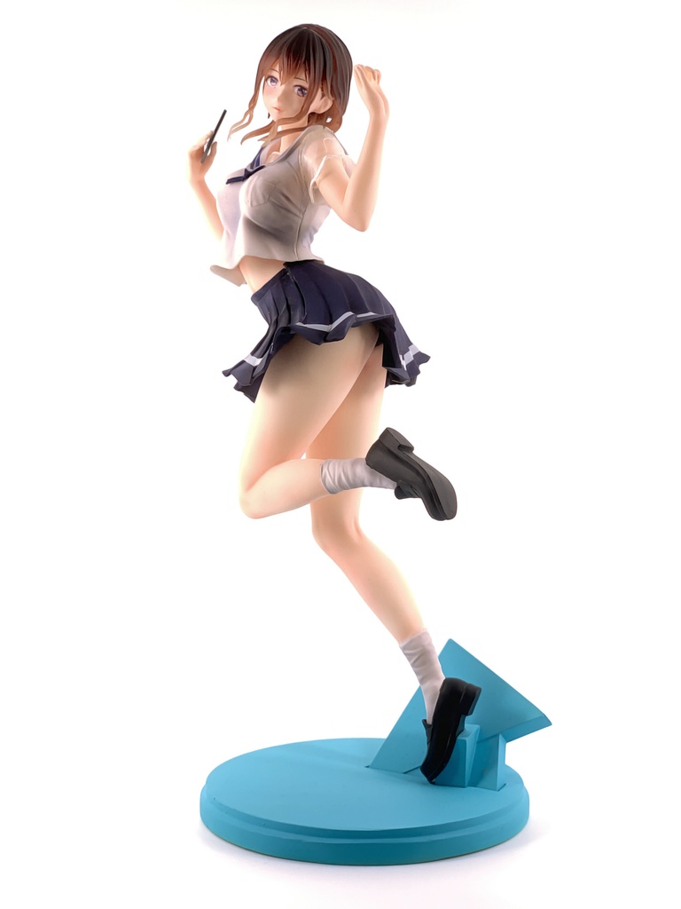 194 フィギュア ガレージキット 制服カノジョ 1/8 八尋実桜 完成