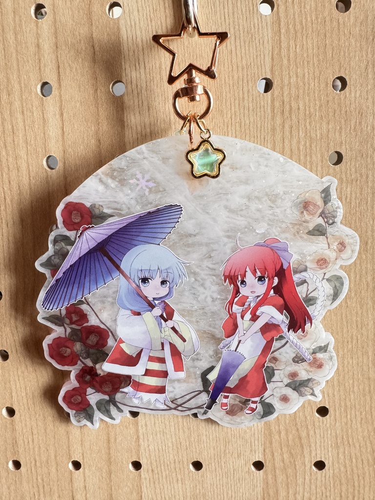 姉妹(志摩・楓)冬ver.アクキー