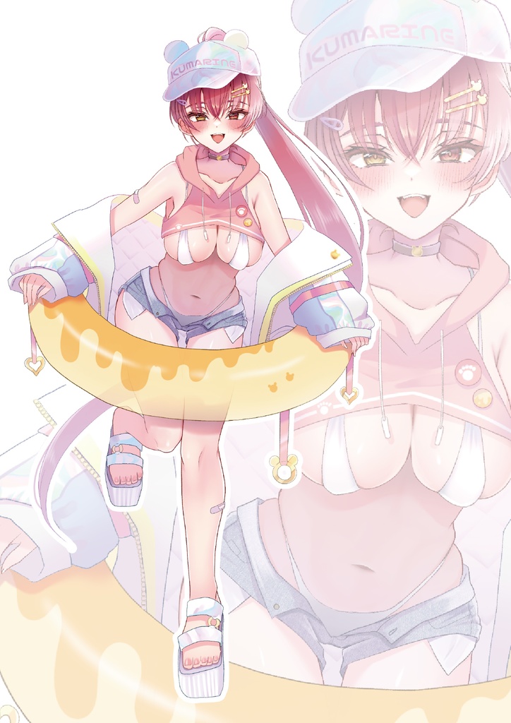 C104非公式アクスタ（クマスポーティ水着）