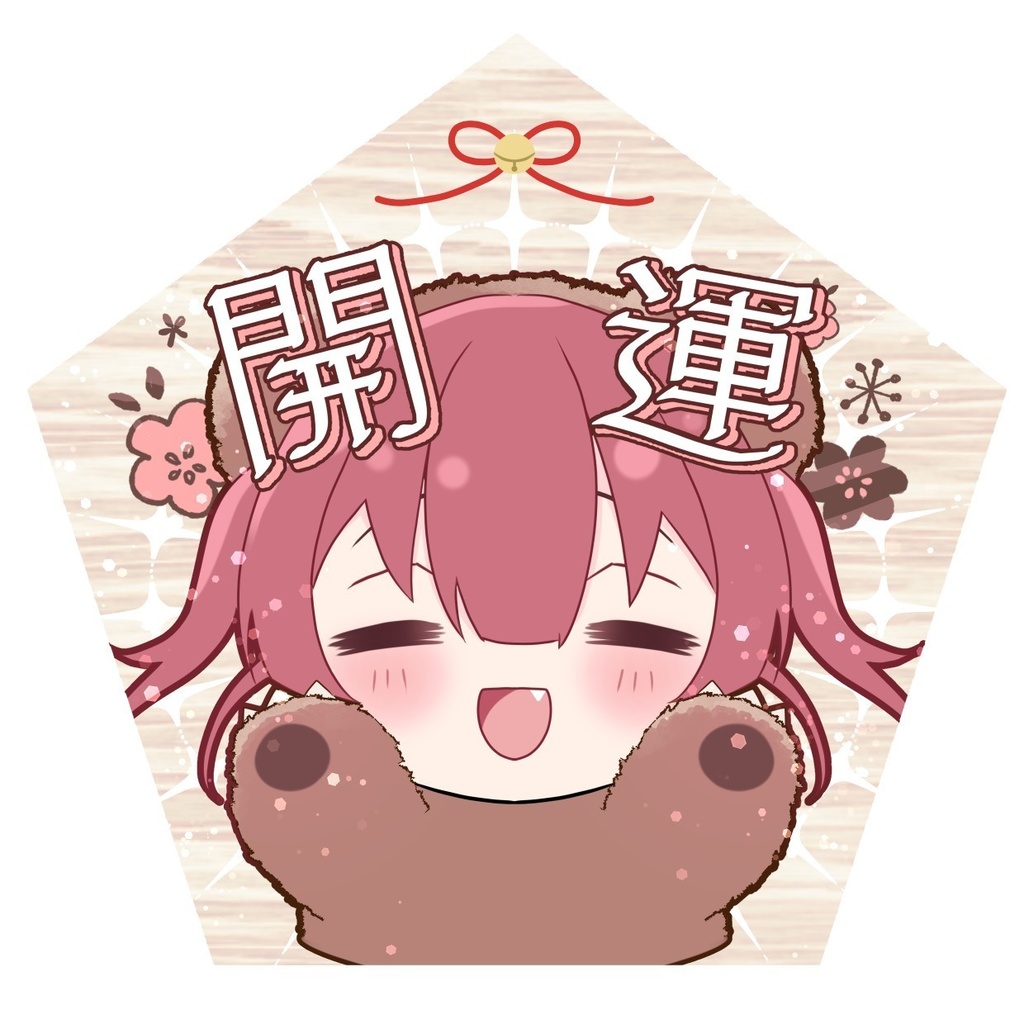 C107非公式 クマリン開運缶バッチ