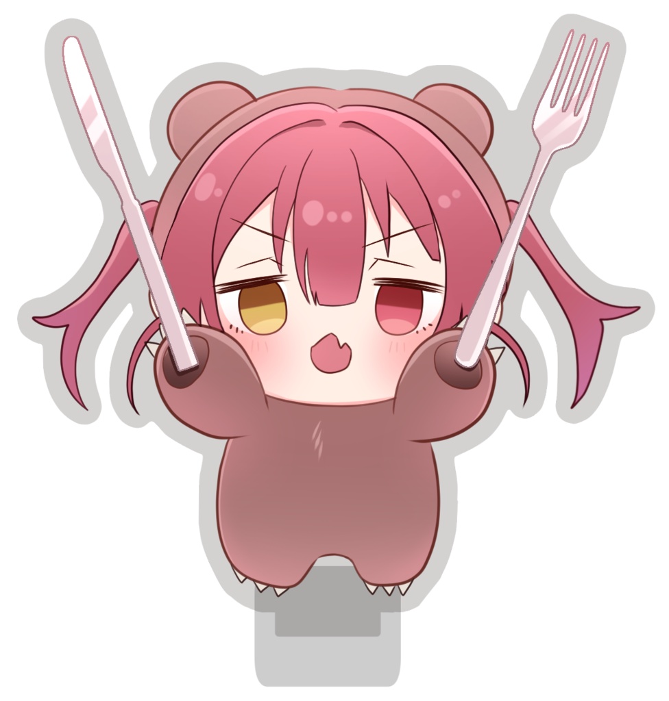 ホロクル12ｔｈ非公式アクスタ（はらぺこクマリン）