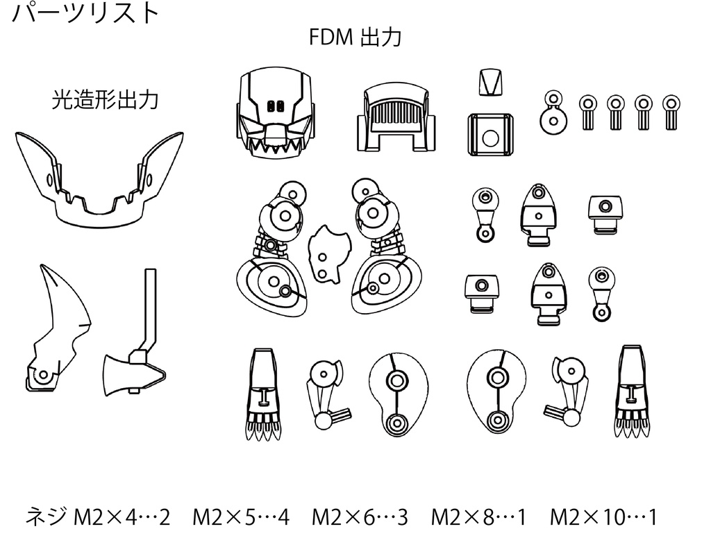 オリジナルロボガレージキット ロボゴブ