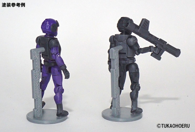 1/32スケール カプセルコックピット用アクションフィギュアキット 広域地球連合パイロットスーツ