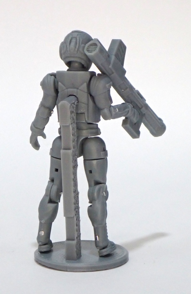 1/32スケール カプセルコックピット用アクションフィギュアキット 広域地球連合パイロットスーツ