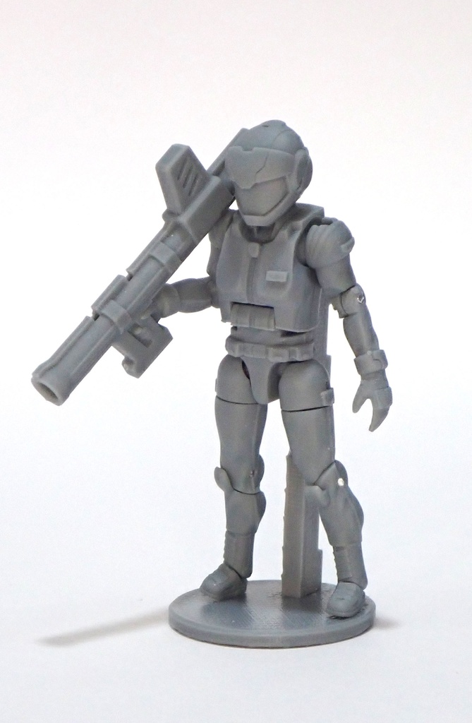 1/32スケール カプセルコックピット用アクションフィギュアキット 広域地球連合パイロットスーツ