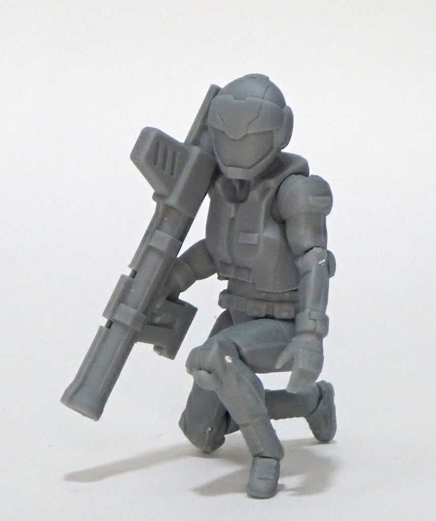 1/32スケール カプセルコックピット用アクションフィギュアキット 広域地球連合パイロットスーツ