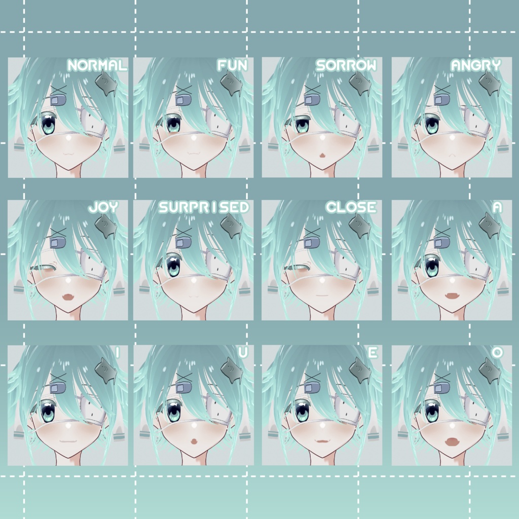 【VRM / VRoid model】鮫野うみ/sameno umi