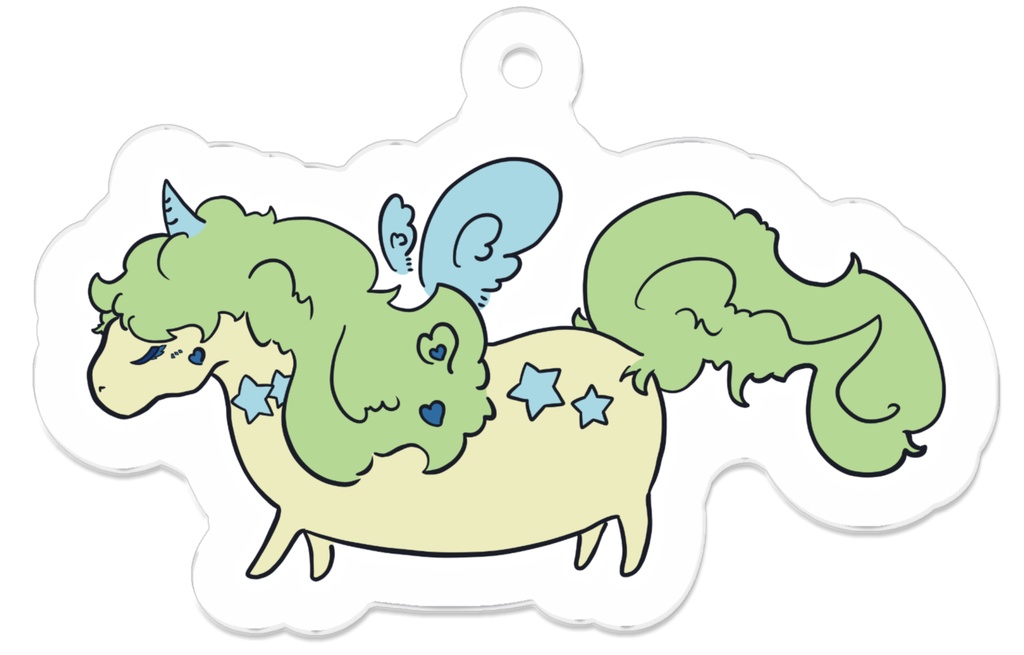 ゆめユニコーン アクキー