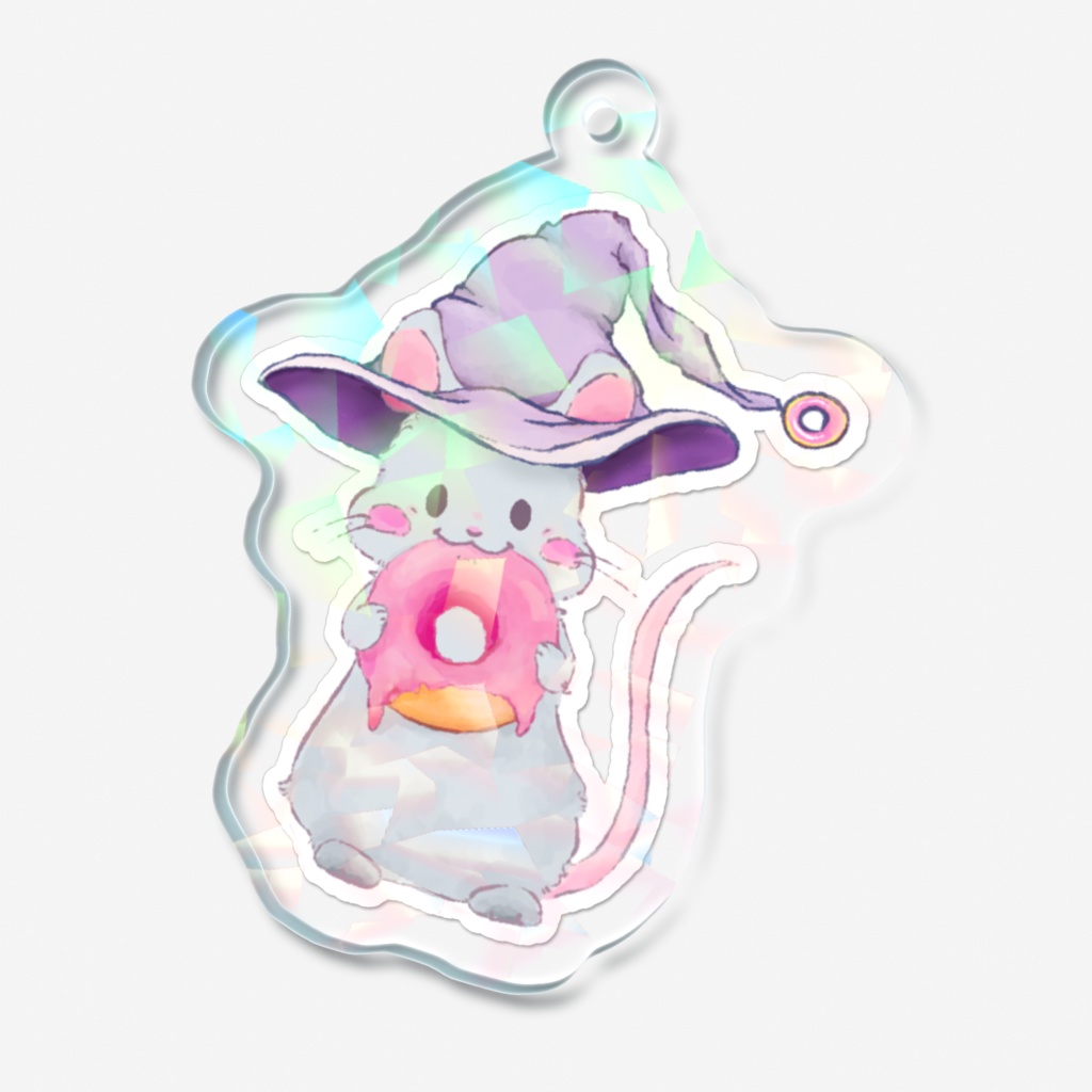 ホログラムねずみちゃん(50mm×50mm)