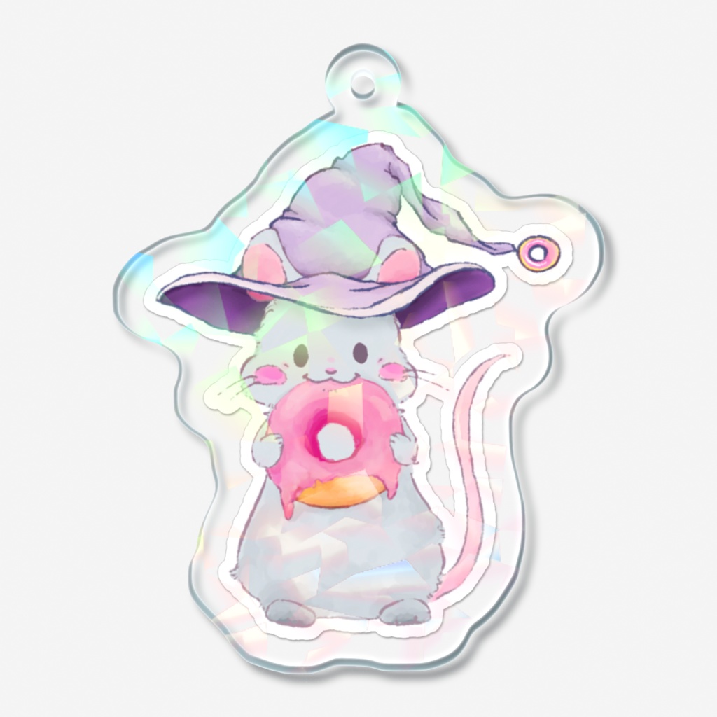 ホログラムねずみちゃん(50mm×50mm)