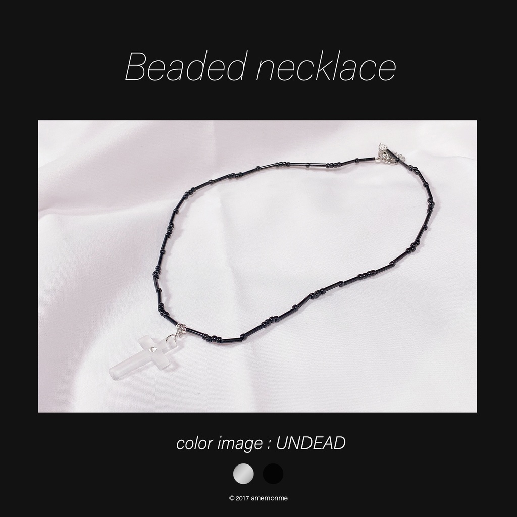 ビーズネックレス＊UNDEADイメージ