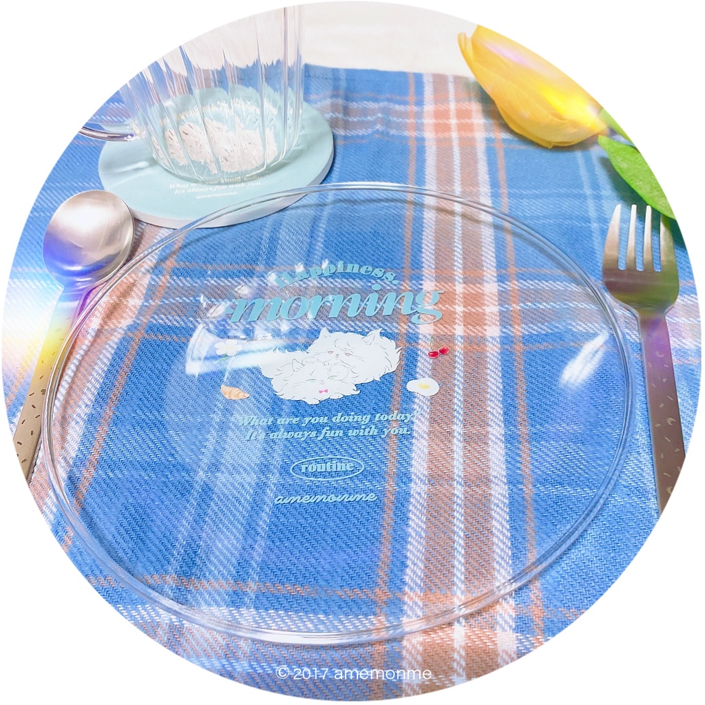 まお&りつ プラスチックプレート