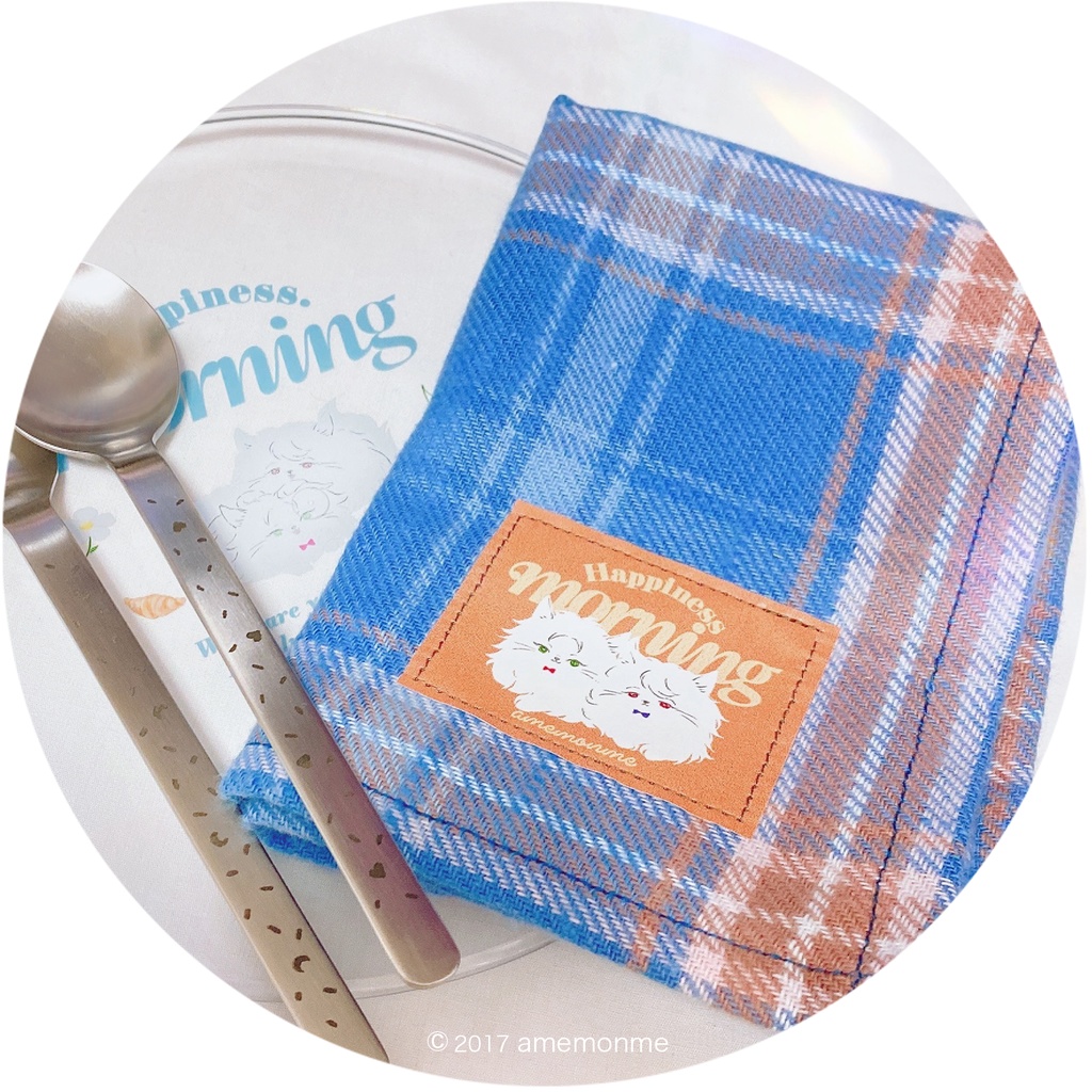 まお&りつ ランチマット