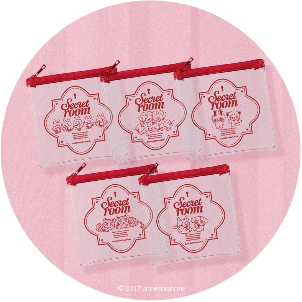 2/11 21:00～　VD2026♡クリアポーチ