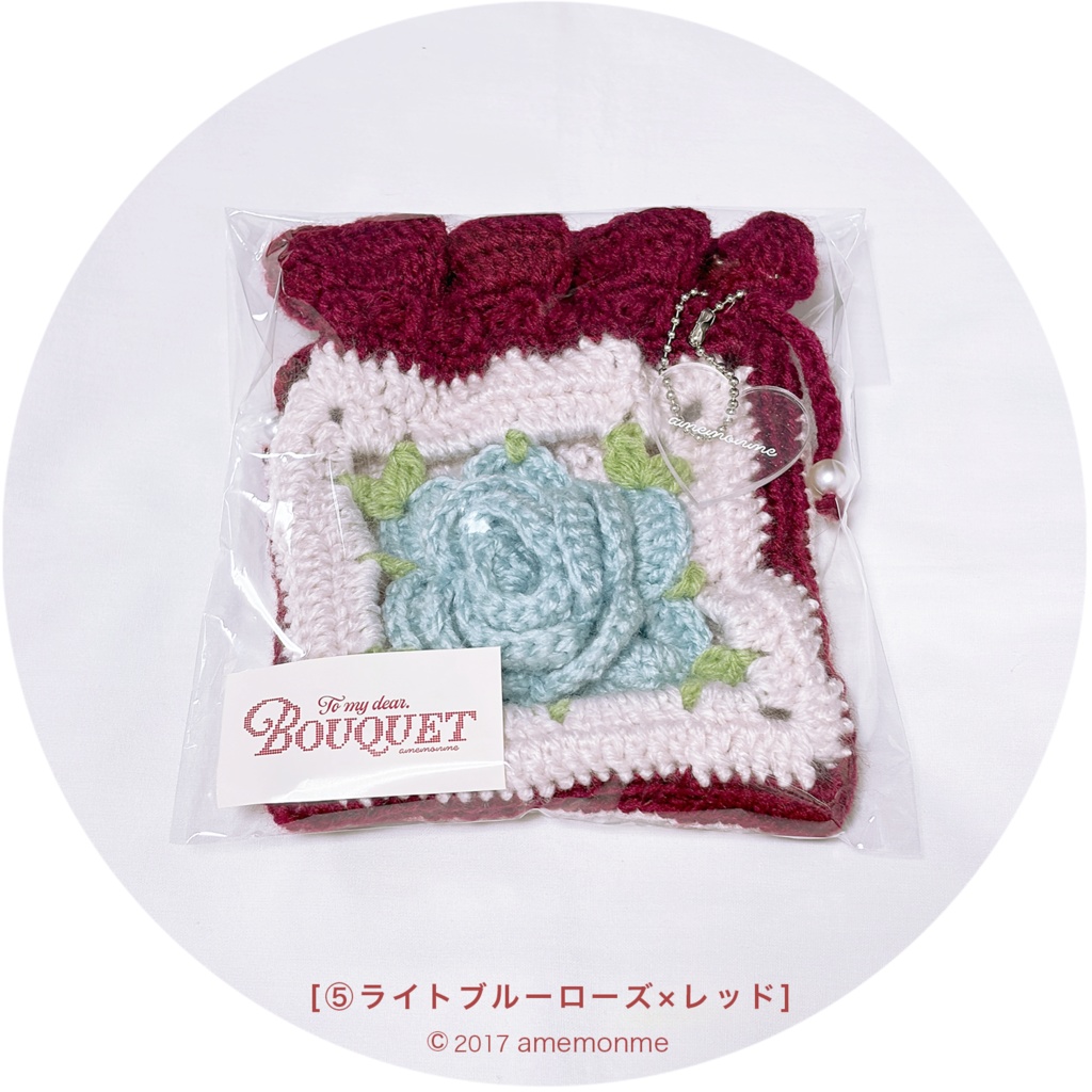 春グッズ2026 ローズ巾着ポーチ