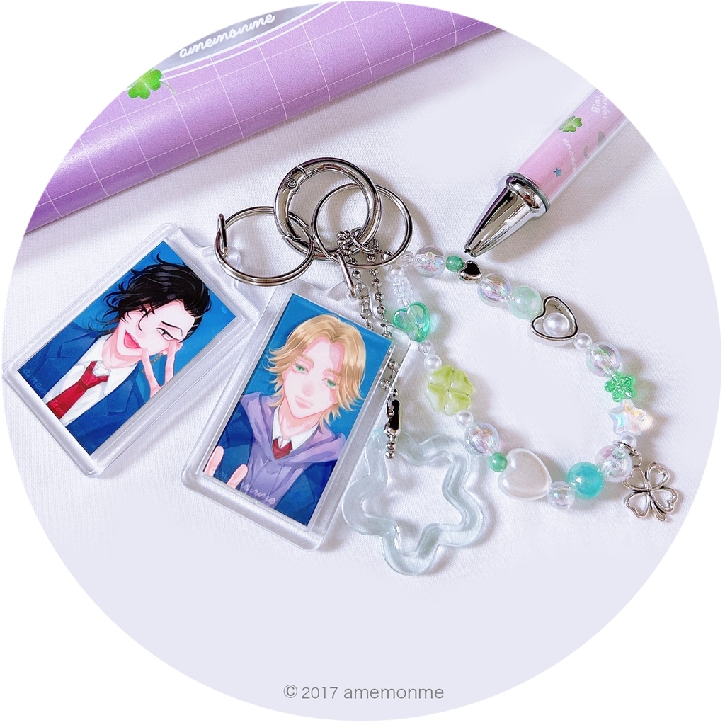 フォトチャームキーホルダー(マブ見本品)