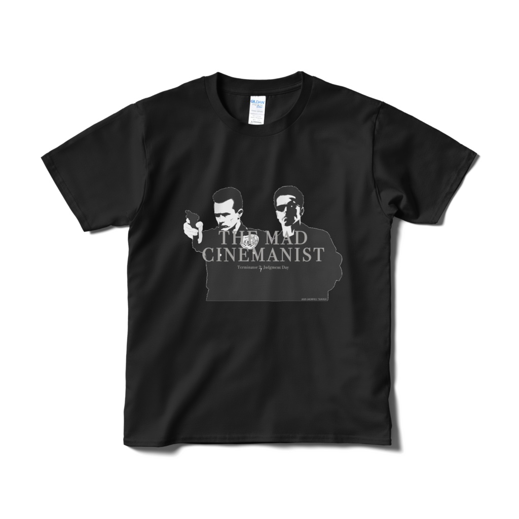 T-1000＆T-800 Tシャツ ブラック(非公式)