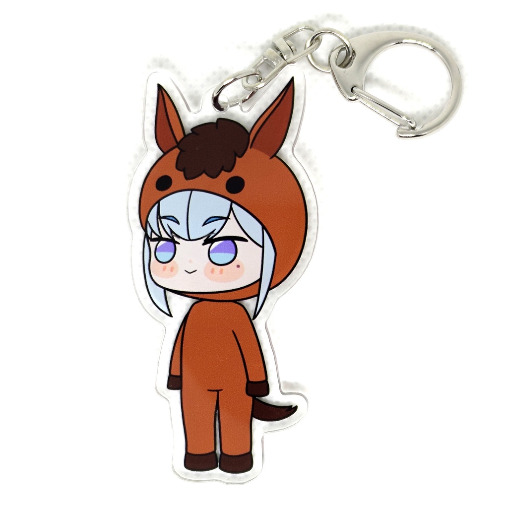 【非公式】馬ひるねアクリルキーホルダー