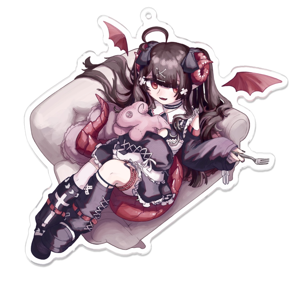 天国ゆんソファアクリルキーホルダー