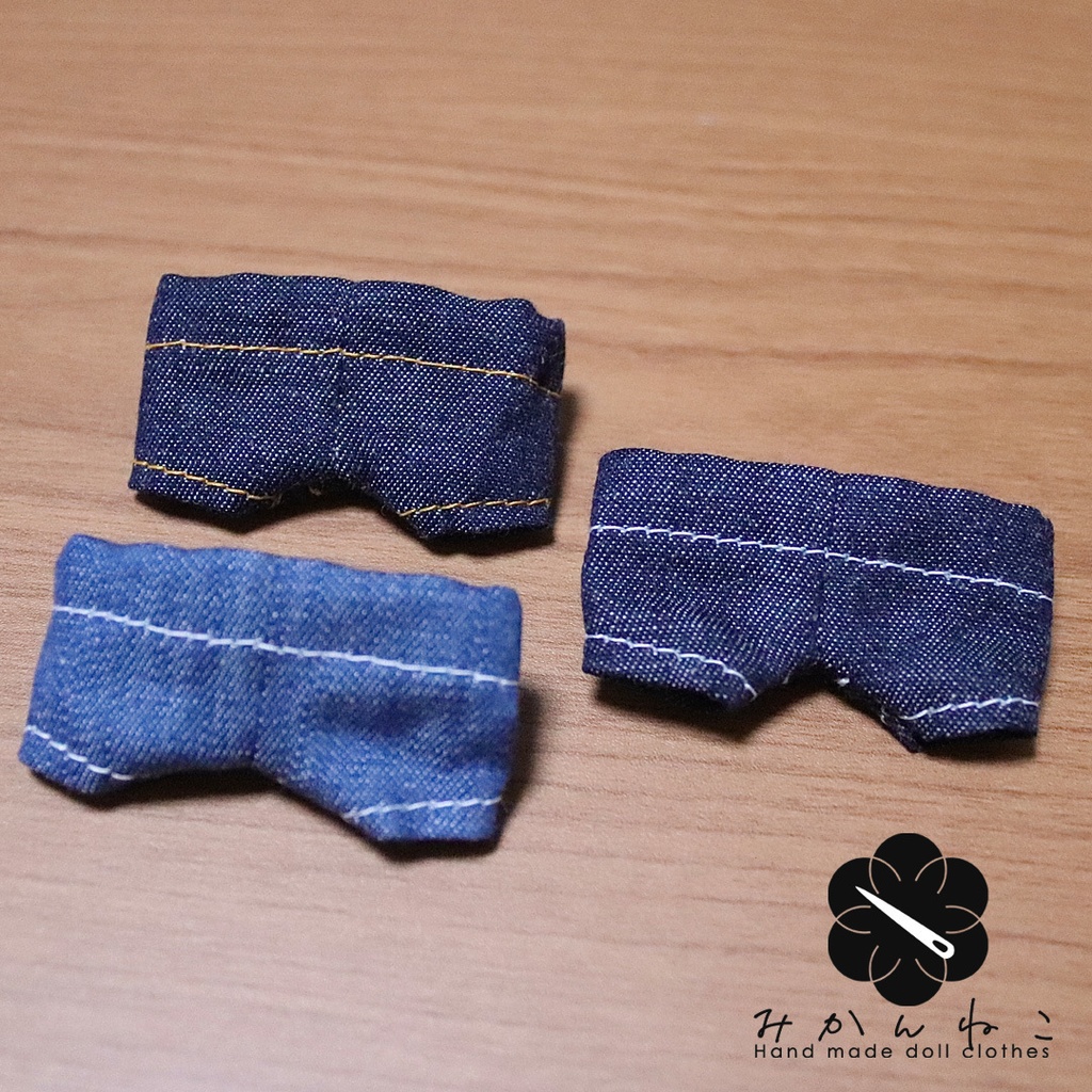 10cm ぬい服 デニムパンツ